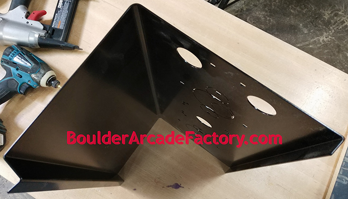 Midway Cabaret multi-game control panel edge view